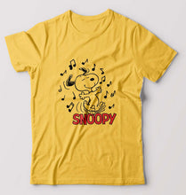 Load image into Gallery viewer, Peanuts Snoopy T-Shirt for Men-Golden Yellow-Ektarfa.online
