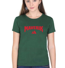 Load image into Gallery viewer, Maverik T-Shirt for Women-XS(32 Inches)-Dark Green-Ektarfa.online
