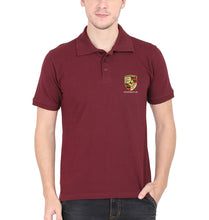 Load image into Gallery viewer, Porsche Pocket Logo Polo T-Shirt for Men-S(38 Inches)-Maroon-Ektarfa.co.in
