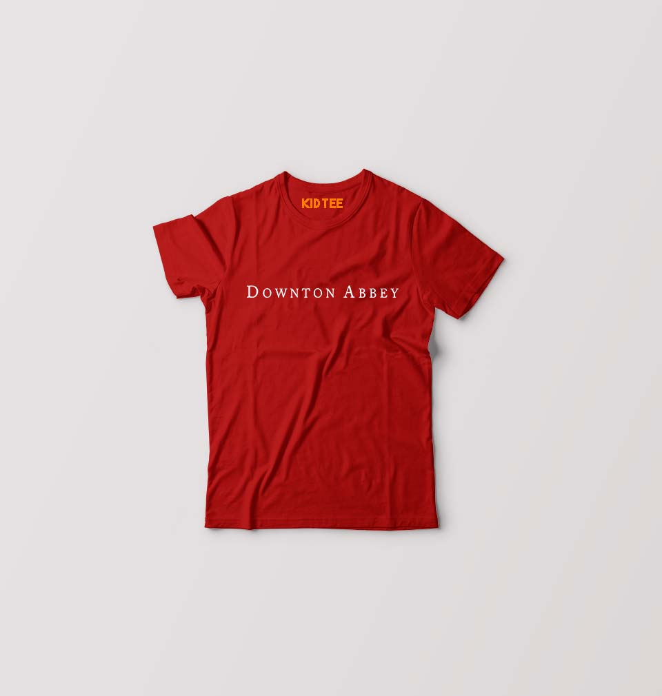 Downton Abbey Kids T-Shirt for Boy/Girl-Red-Ektarfa.online