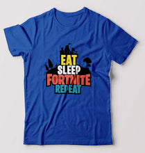 Load image into Gallery viewer, Fortnite T-Shirt for Men-S(38 Inches)-Royal Blue-Ektarfa.online

