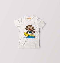 Load image into Gallery viewer, Monkey Banana Kids T-Shirt for Boy/Girl-White-Ektarfa.online
