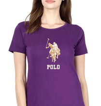 Load image into Gallery viewer, Polo T-Shirt for Women-Purple-Ektarfa.online
