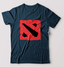Load image into Gallery viewer, Dota T-Shirt for Men-S(38 Inches)-Petrol Blue-Ektarfa.online
