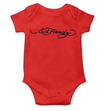 Load image into Gallery viewer, Ed Hardy Kids Romper For Baby Boy/Girl-0-5 Months(18 Inches)-RED-Ektarfa.online
