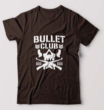 Load image into Gallery viewer, Bullet Club T-Shirt for Men-S(38 Inches)-Coffee Brown-Ektarfa.online
