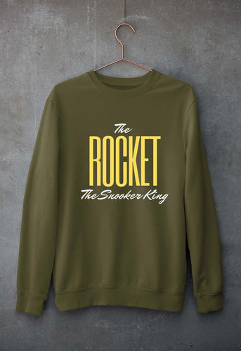 Rocket Snooker King Unisex Sweatshirt for Men/Women-Olive Green-Ektarfa.online