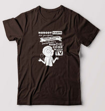 Load image into Gallery viewer, Rick and Morty T-Shirt for Men-Coffee Brown-Ektarfa.online
