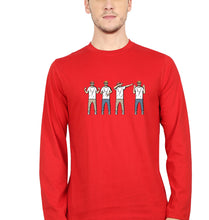 Load image into Gallery viewer, Hip Hop Style Full Sleeves T-Shirt for Men-Red-Ektarfa.online
