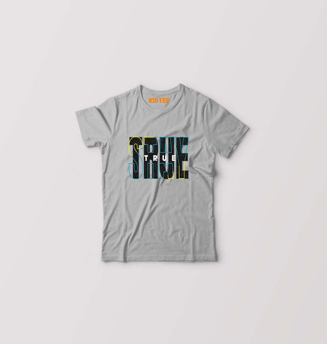 Stay True Kids T-Shirt for Boy/Girl-Grey-Ektarfa.online