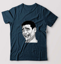 Load image into Gallery viewer, Yao Ming Face(Bitch Please) T-Shirt for Men-Petrol Blue-Ektarfa.online
