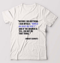 Load image into Gallery viewer, Dwight Schrute T-Shirt for Men-White-Ektarfa.online
