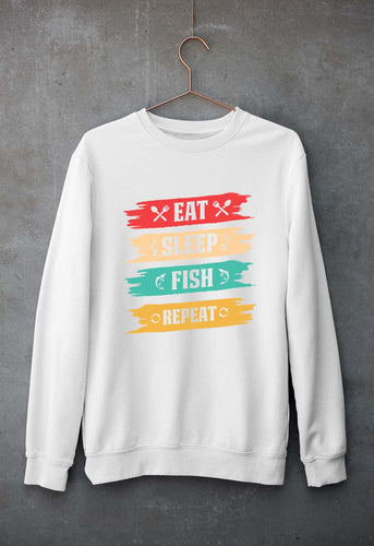 Fishing Unisex Sweatshirt for Men/Women-White-Ektarfa.online