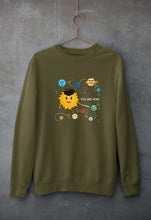 Load image into Gallery viewer, Solar System Unisex Sweatshirt for Men/Women-S(40 Inches)-Olive Green-Ektarfa.online
