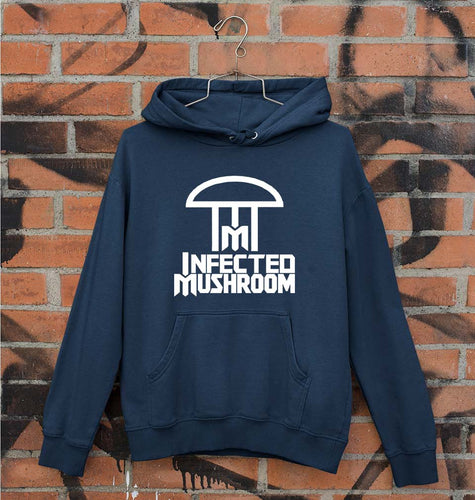 Infected Mushroom Unisex Hoodie for Men/Women-Navy Blue-Ektarfa.online