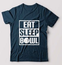Load image into Gallery viewer, Bowling T-Shirt for Men-Petrol Blue-Ektarfa.online
