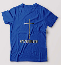 Load image into Gallery viewer, The Weeknd T-Shirt for Men-S(38 Inches)-Royal Blue-Ektarfa.online
