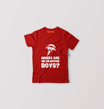 Load image into Gallery viewer, PUBG Where Are We Dropping Boys Kids T-Shirt for Boy/Girl-Red-Ektarfa.online
