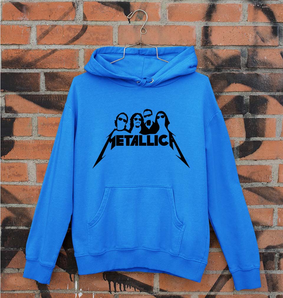 Metallica Unisex Hoodie for Men/Women-S(40 Inches)-Royal Blue-Ektarfa.online