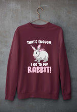 Load image into Gallery viewer, Rabbit Bunny Unisex Sweatshirt for Men/Women-maroon-Ektarfa.online
