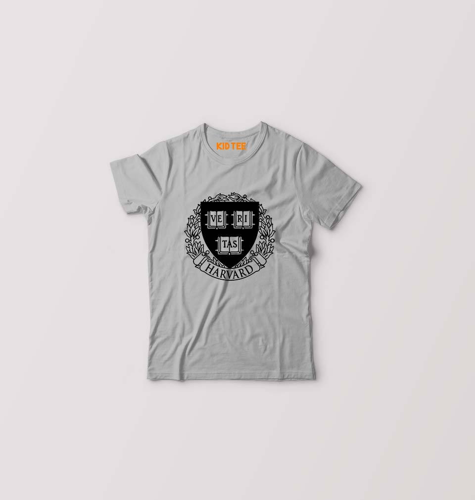 Harvard Kids T-Shirt for Boy/Girl-0-1 Year(20 Inches)-Grey-Ektarfa.online