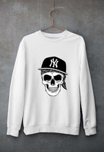 Load image into Gallery viewer, Hip Hop Skull NY Unisex Sweatshirt for Men/Women-White-Ektarfa.online
