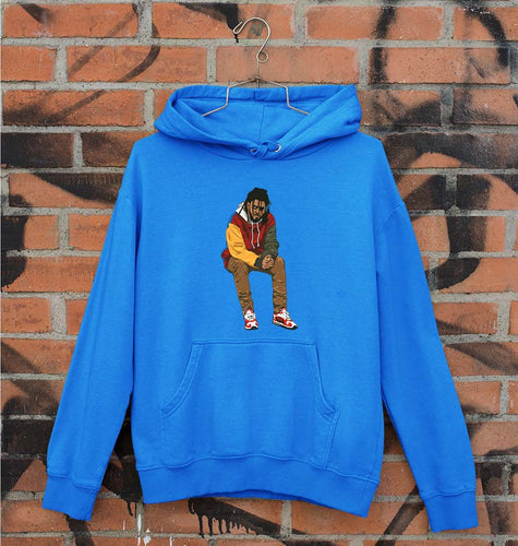 J. Cole Unisex Hoodie for Men/Women-Royal Blue-Ektarfa.online