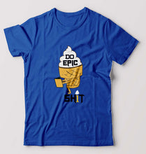 Load image into Gallery viewer, Shit T-Shirt for Men-S(38 Inches)-Royal Blue-Ektarfa.online
