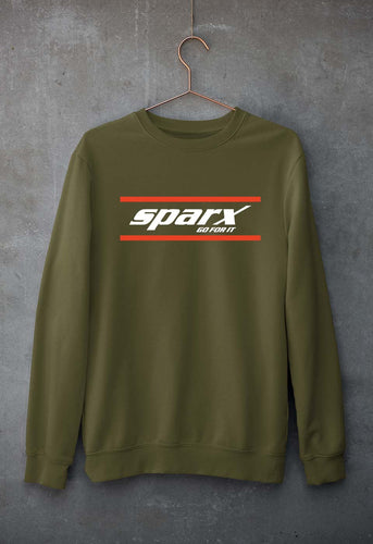 Sparx Unisex Sweatshirt for Men/Women-Olive Green-Ektarfa.online