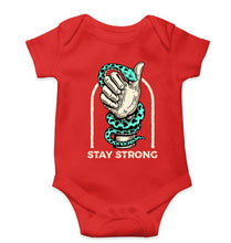 Load image into Gallery viewer, Stay Strong Kids Romper For Baby Boy/Girl-0-5 Months(18 Inches)-Red-Ektarfa.online
