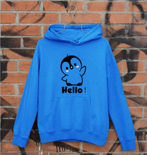 Load image into Gallery viewer, Penguin Hello Unisex Hoodie for Men/Women-Royal Blue-Ektarfa.online
