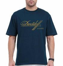 Load image into Gallery viewer, Davidoff Cigars Oversized T-Shirt for Men-Petrol Blue-Ektarfa.online
