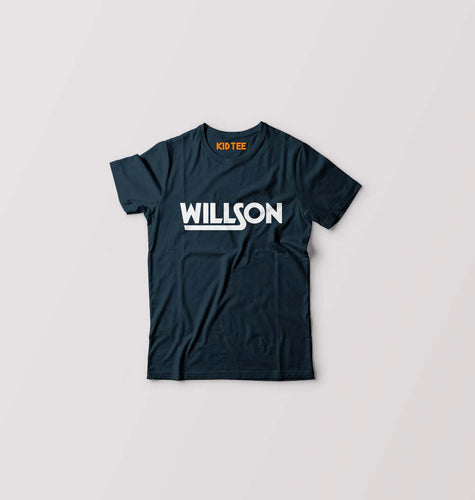 Wilson T-Shirt for Boy/Girl-Petrol Blue-Ektarfa.online