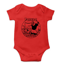 Load image into Gallery viewer, Popeye Kids Romper For Baby Boy/Girl-0-5 Months(18 Inches)-Red-Ektarfa.online
