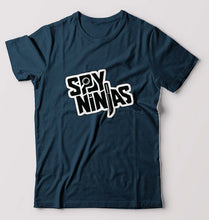 Load image into Gallery viewer, Spy Ninja T-Shirt for Men-Petrol Blue-Ektarfa.online
