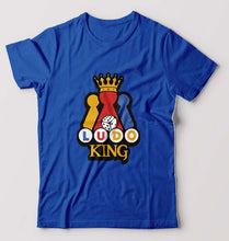 Load image into Gallery viewer, Ludo King T-Shirt for Men-S(38 Inches)-Royal Blue-Ektarfa.online
