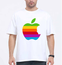 Load image into Gallery viewer, Steve Jobs Apple Oversized T-Shirt for Men-White-Ektarfa.online
