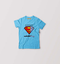 Load image into Gallery viewer, Superman Gym Kids T-Shirt for Boy/Girl-Light Blue-Ektarfa.online
