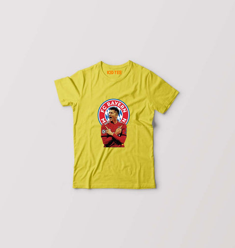 Robert Lewandowski Kids T-Shirt for Boy/Girl-Mustard Yellow-Ektarfa.online