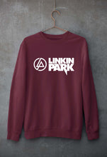 Load image into Gallery viewer, Linkin Park Unisex Sweatshirt for Men/Women-S(40 Inches)-Maroon-Ektarfa.online

