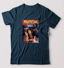 Load image into Gallery viewer, Pulp Fiction T-Shirt for Men-S(38 Inches)-Petrol Blue-Ektarfa.online
