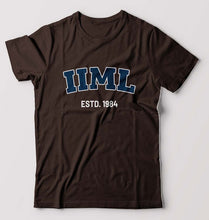 Load image into Gallery viewer, IIM Lucknow T-Shirt for Men-S(38 Inches)-Coffee Brown-Ektarfa.online
