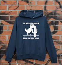 Load image into Gallery viewer, Internet Unisex Hoodie for Men/Women-Navy Blue-Ektarfa.online
