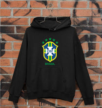 Load image into Gallery viewer, Brazil Football Unisex Hoodie for Men/Women-Black-Ektarfa.online
