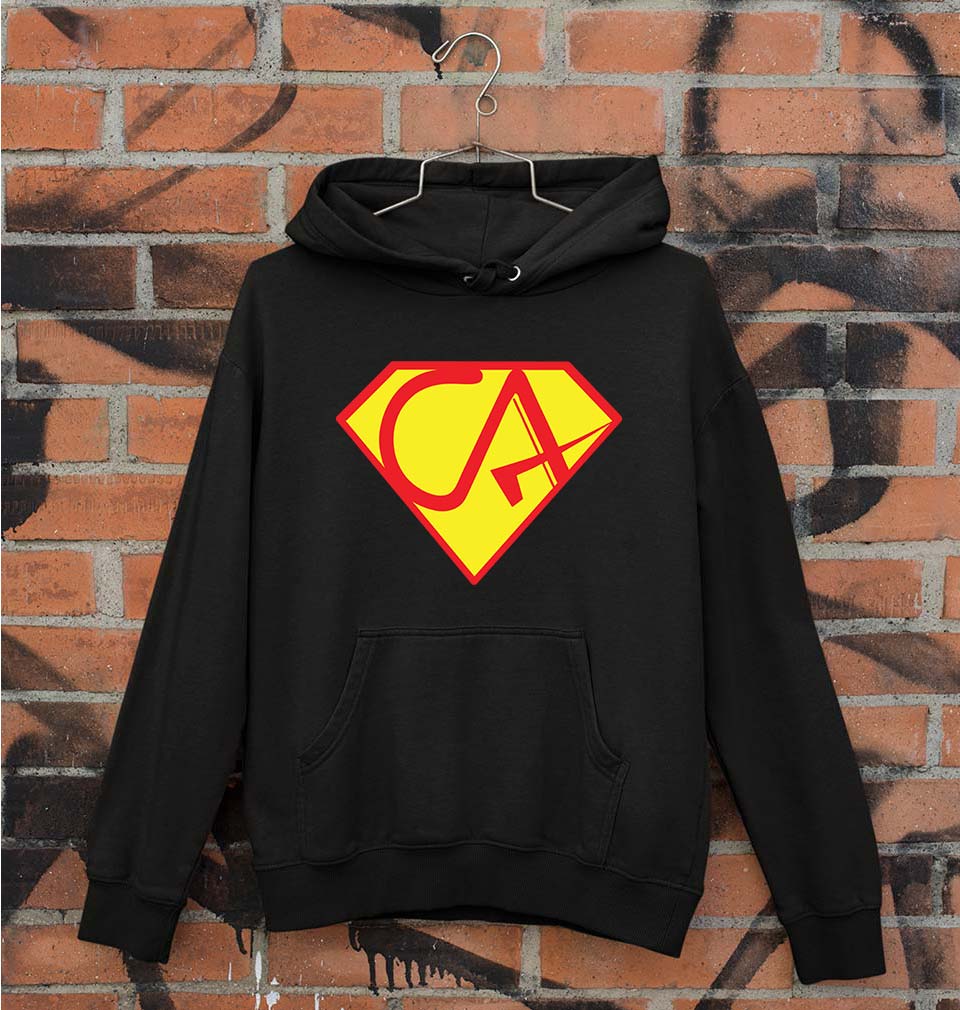 Chartered Accountants(CA) Unisex Hoodie for Men/Women-Black-Ektarfa.online
