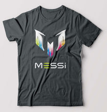 Load image into Gallery viewer, Messi T-Shirt for Men-S(38 Inches)-Steel grey-Ektarfa.online
