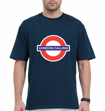 Load image into Gallery viewer, London Calling Oversized T-Shirt for Men-Petrol Blue-Ektarfa.online
