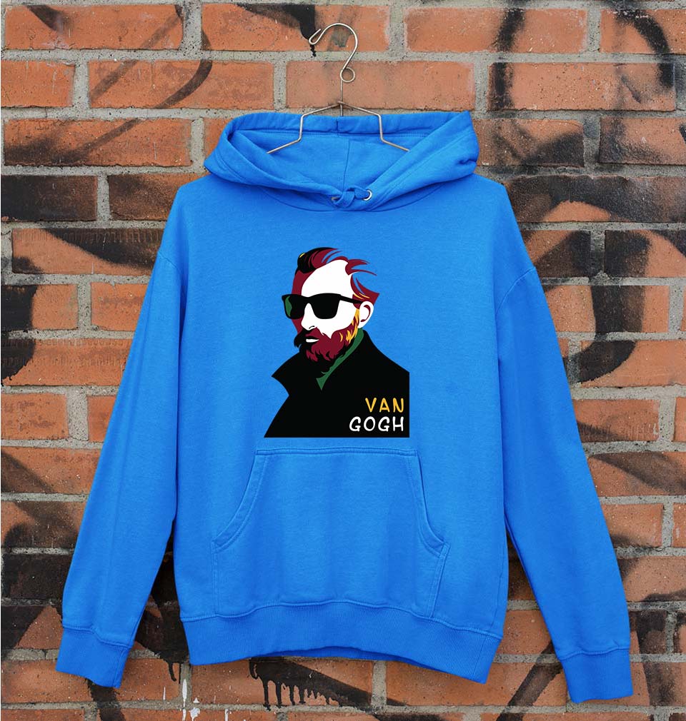 Vincent van Gogh Unisex Hoodie for Men/Women-Royal Blue-Ektarfa.online