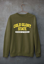 Load image into Gallery viewer, Varsity Cold Glory Unisex Sweatshirt for Men/Women-Olive Green-Ektarfa.online
