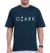 Load image into Gallery viewer, Ozark Oversized T-Shirt for Men-Petrol Blue-Ektarfa.online
